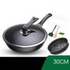 WuTuo 34cm Titan Antihaft-Wok mit Dämpfeinsatz