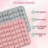 2 Pack Bow Molds for Chocolate with 2 Dropper,Silicone Bow Chocolate Mold,Butterfly Ice Cube Molds,Mini Silicone Mold for Birthday Wedding Party Diy