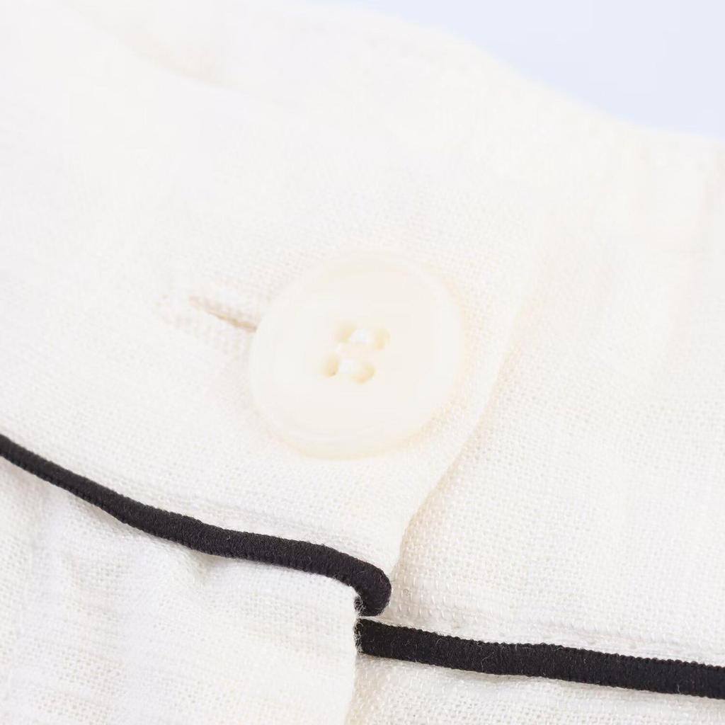 2025 Summer Women's European & American Style Double-Breasted Jacket with Casual Long Pants