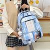 Schoolbag Chinese Style Printed Backpack Junior High School Student Antique Style Student Schoolbag Elementary School Student High Value Pain Bag 