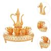 6-Cup Tea Set with Tray And Wine Decanter for Home Events