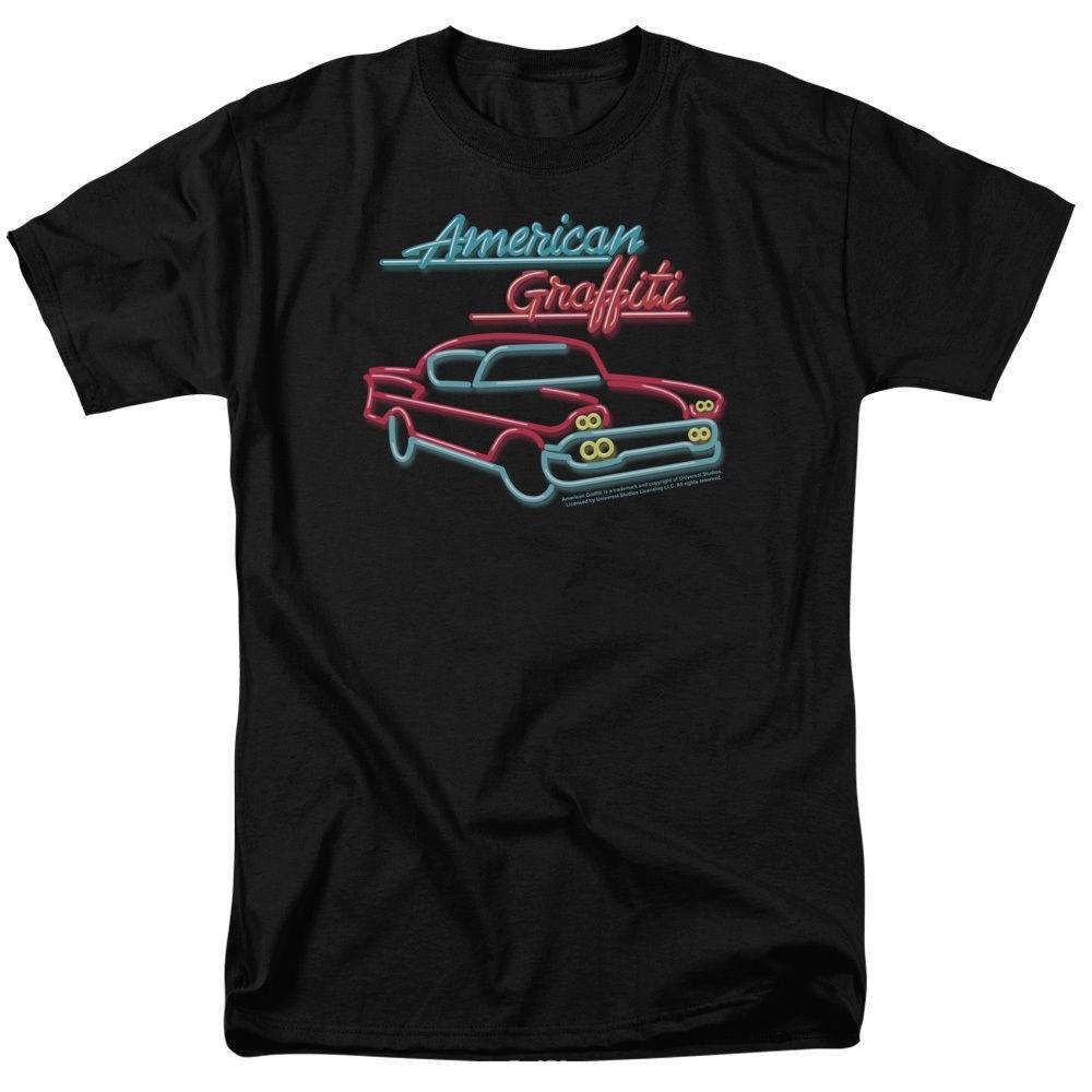 

American Grafitti Neon T-Shirt Sizes S-4XL NEW 3XL