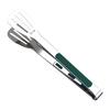 YEDE Silicone-Tipped Stainless Steel Food Tongs for Kitchen, Bread, Barbecue, Meat, and Steak.