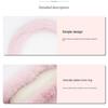 Car steering wheel cover handlebar cover for girls winter plush warm non-slip simple women's pink handlebar cover