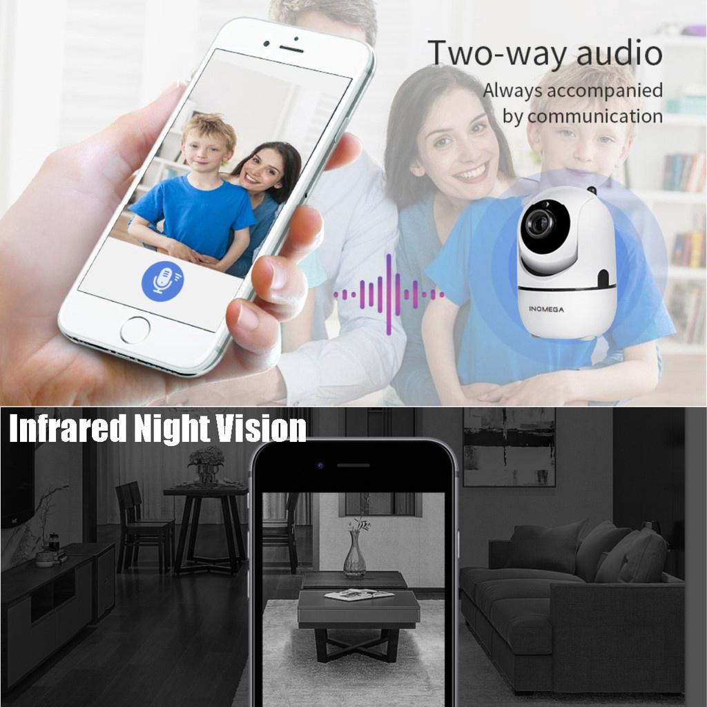 HD Wireless IP Camera Remote Control Home Security Smart CCTV Network WiFi Webcam Night Vision IR