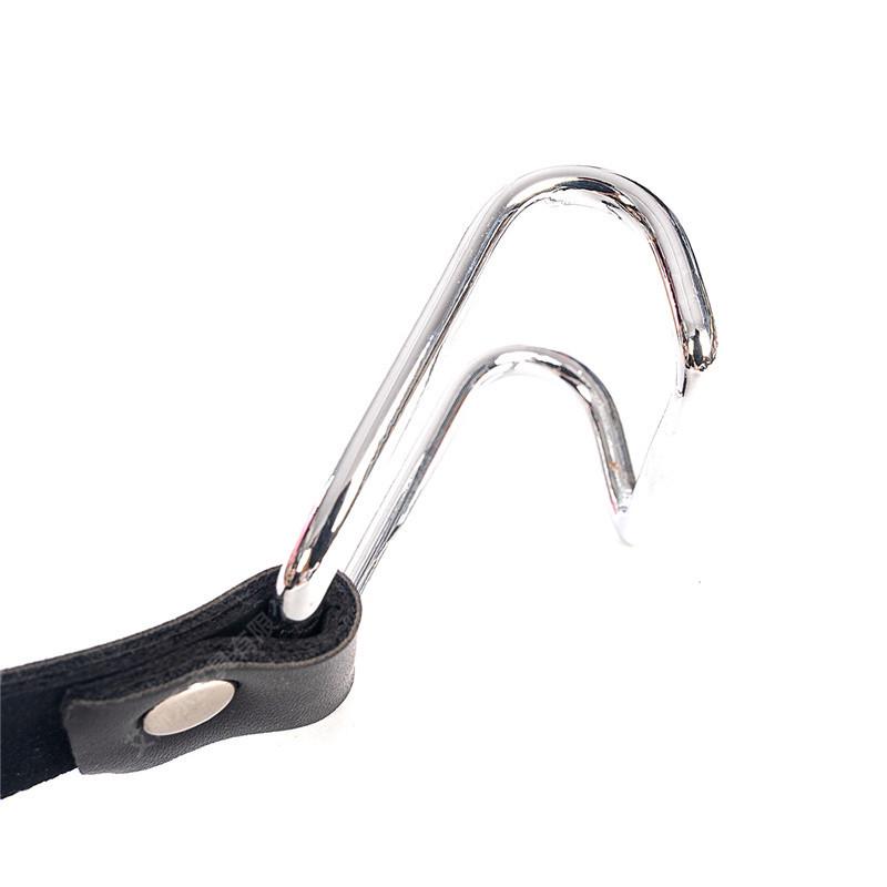 Metal Nose and Mouth Hook Gag for Women - Adjustable Erotic Facial Restraint