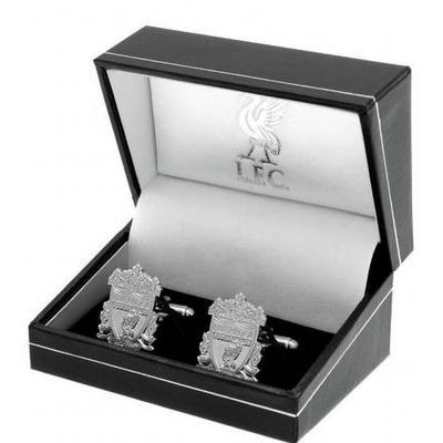 Crest Boxed Silver Plated Cufflinks