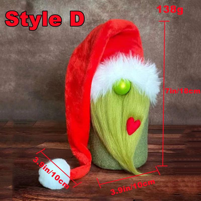 

Новый 4/1 шт Праздничный Рождественский Гном Безликая Кукла Красный Любовный Гном с Зеленой Борода Идеальное Праздничное Украшение Навидад Подарок На Новый Год