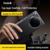 Étui à rabat en cuir première couche OPPO Find N6 avec support et fenêtre intelligente