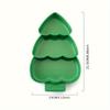 1pc-Multi Functional Christmas Tree Fruit Tray Divider, Dried Fruit Tray, Home Creative Snack Tray, Plastic Food Box