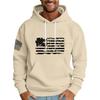 Men's Loose Flag Printed Hooded Sweatshirt Men's Casual Fashion Sports Sweatshirt