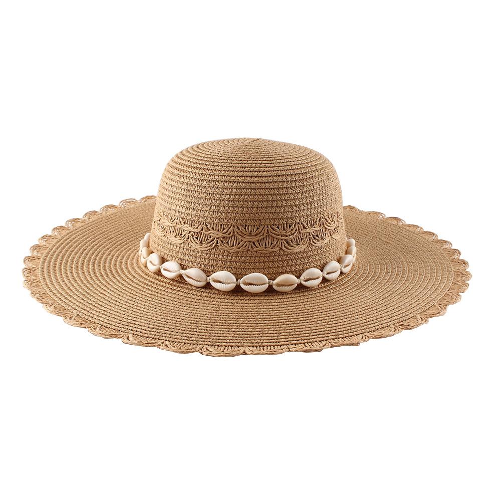 Summer Versatile Breathable Dome Hat with Big Edge for Women's Outdoor Beach, Sun Protection and Sunshade Grass Hat