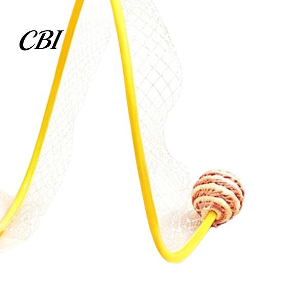 Cat Tunnel Toy S-Shape Toy, Foldable Wire Frame Play Tube for Indoor Cats, Hide And Seek Bendable Self-Play Hideout with Plush Mouse Interactive Toys