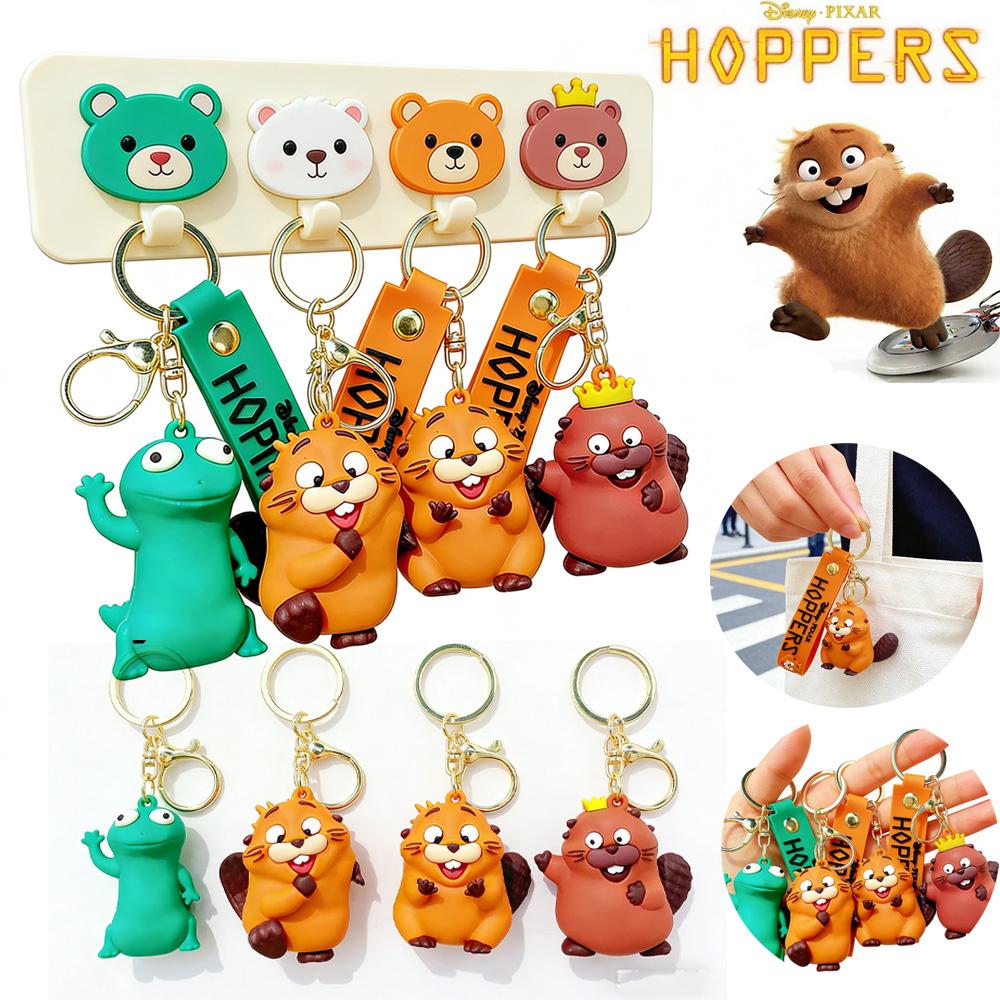 Animation Hot Hoppers Series Keychain Beaver Transformation Plan Pendant Anime Merchandise Birthday Gifts For Kids Adults Children's Birthday Gift