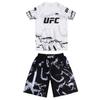 MMA Training Set Boxing Gym Fighting Sportswear Short Sleeve Top Pants Men Women Kids