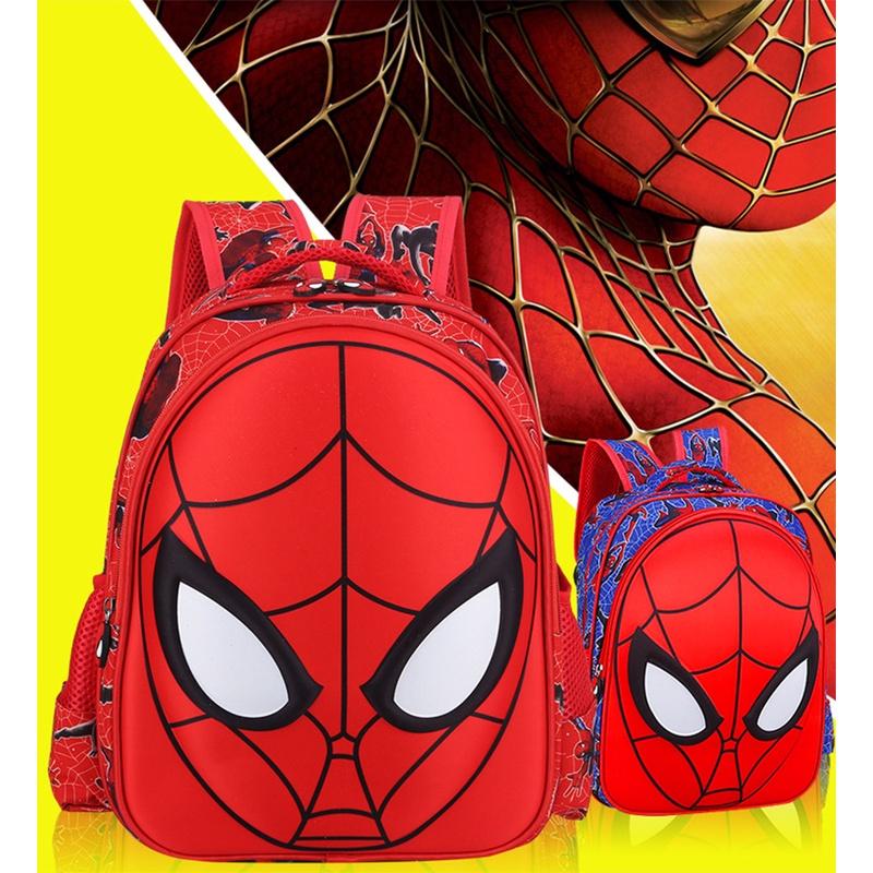 Spiderman Home Coming Backpack For Kids Boys And Girls With Durable Polyester Material And Adjustable Straps