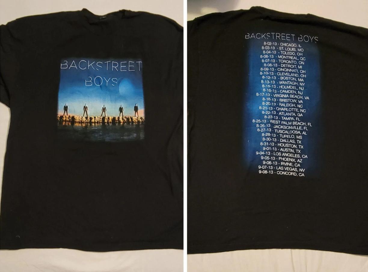 Backstreet Boys In A World Like This Tour 2013 T-shirt size S-5XL S