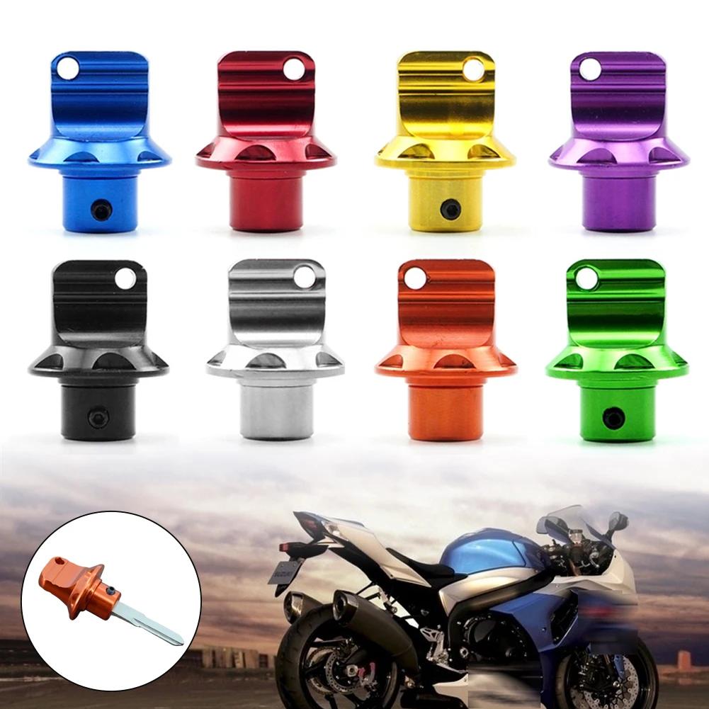 Universal Aluminum Alloy Key Bit Motorcycle Keys Head Cover Lock Motor Key Head Mouldings Electric Retrofit Accessories