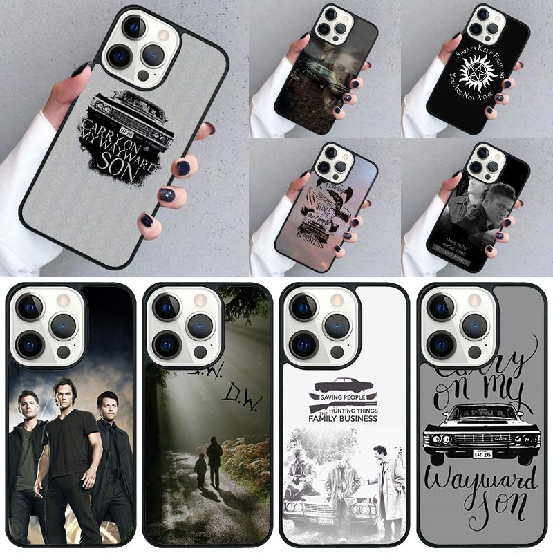Supernatural TV Phone Case For iPhone 17 Air 16 16e 15 13 14 Pro Max 11 12 Plus 2022 MAX Shell Cover coque