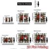 2pcs, 2D FLAT PRINTING Curtains (Without Rod) Cardinal Wreath Holiday Curtains Polyester Curtains Decorations Inside Perfect for