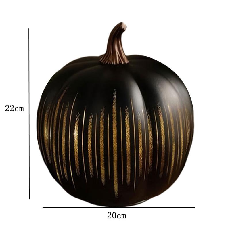 Starry Night Pumpkin with Light for Fall Halloween Thanksgiving Decorations Battery Operated Pumpkin Decoration Ornament