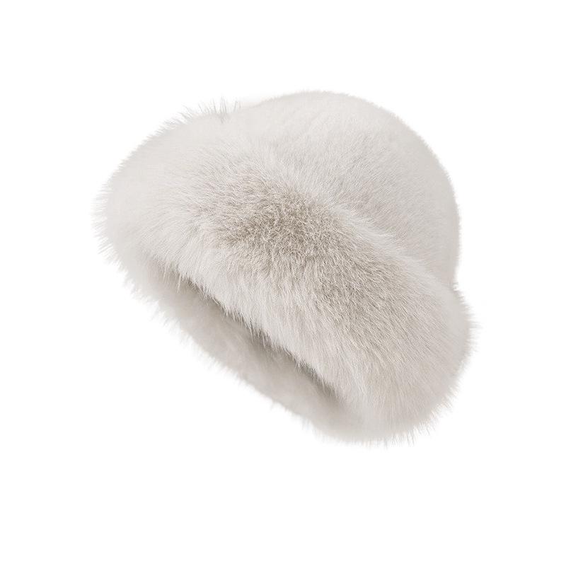 Women s Winter Wool Velvet Basin Hat - Korean Style Fisherman Hat