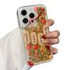 Xi Persimmon Continuous Label Golden Quicksand Is Suitable for Apple 11/11Pro Mobile Phone Case iPhone11 Luxury 11 Violent Models