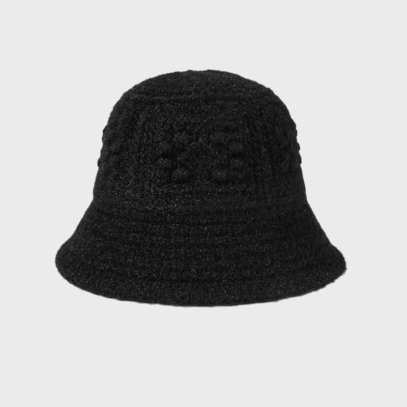 Women Fisherman Hat Autumn Winter Knitted Basin Hat