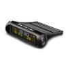 Digital Clock Auto Solar Powered Clock with Week Month Calendar Time Temperature Display Car Electronic Clock Wire Free