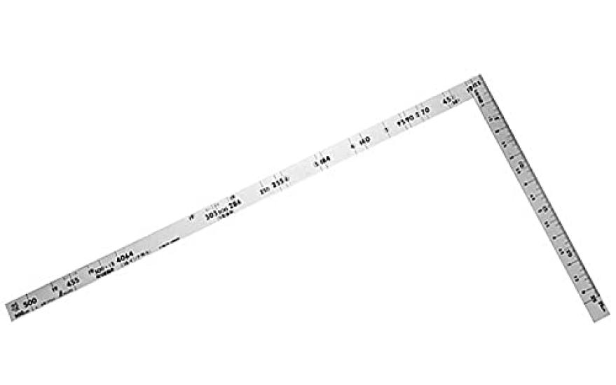 

Shinwa Sokutei Curved Measure 2×4 Silver 19 Width 50cm 10055