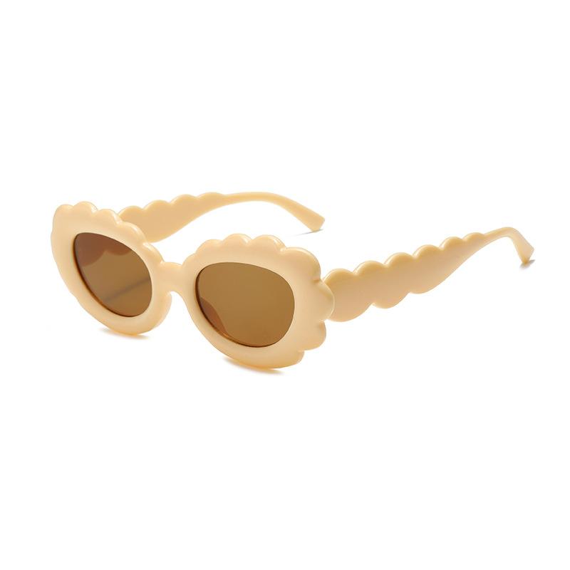 New children's cloud edge special-shaped frame sunglasses personalized YK oval lenses fashion sunglasses must wear sunglasses