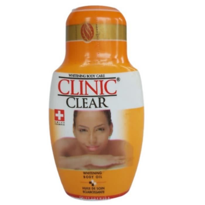 Huile De Soin Éclaircissante - Clinic Clear - 125 ML - Non Grasse - Éclatant Et Satiné