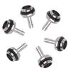 6 PCS PC Water Cooling Two touch Fitting G1 4 Thread Barb Connector for Tube