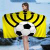 B-Beitar J-Jerusalem F-FC Beach Towel Cartoon Cute Summer Kids Large Bath Towel Microfiber Absorbent for Swimming Travel