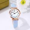 Fashion Gradient Dial Women Watches High Quality Ladies Quartz Watch Leather Wristwatches Ladies Clock Gift Montre Femme Reloj
