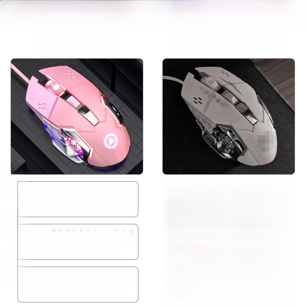 Silver Carving G15 Silent Wired Mechanical Gaming Mouse - USB, Smooth Design, Computer Accessory