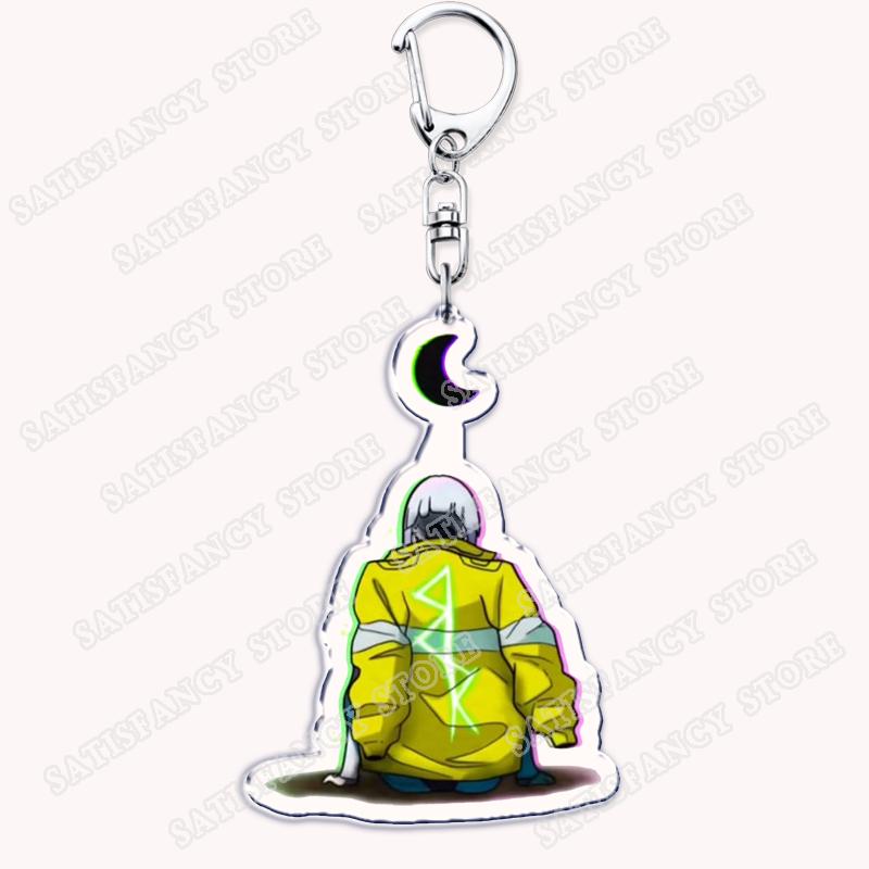 Portachiavi Anime Cyberpunk per Donne Accessori Borsa Edgerunners Rebecca Lucy Gloria Faraday Portachiavi Gioielli Fan Amici Regali