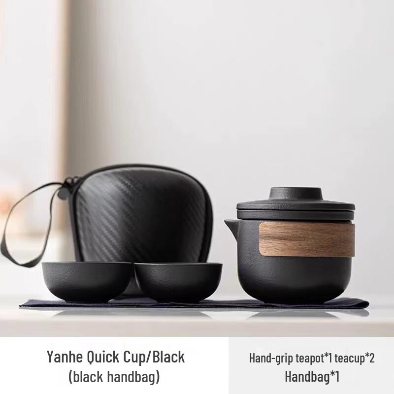 Portable Ceramic Quick Brew Tea Set