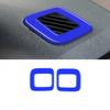 Dashboard L&R Air Outlet Vent Cover 2PCS For Ford Maverick -2024 Bright Blue