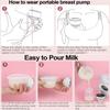 Leise Elektrische Milchpumpe BPA-frei Automatische Brustpumpe Mutter&Baby Zubehör