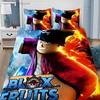 B-Blox F-Fruits Game Bedding Set 3D Cartoon Duvet Cover Set Soft Skin-Friendly Single Double King Size For Kids Birthday Gift