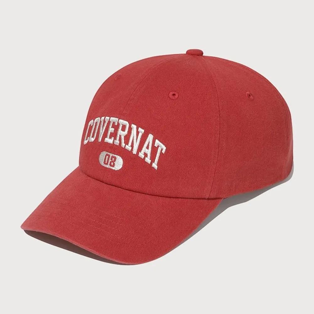 [COVERNAT] Arch Logo Cozy Fit Ball Cap Red CO2606CA31RD
