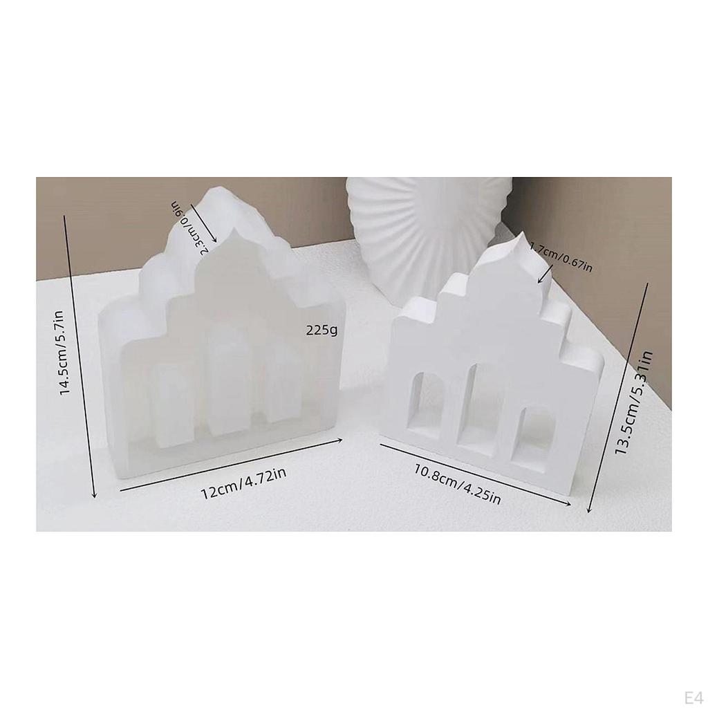 Silikon-Ramadan-Hausformen, DIY-Kreativgeschenk-Dekorationswerkzeug, leicht, professionell, tragbar
