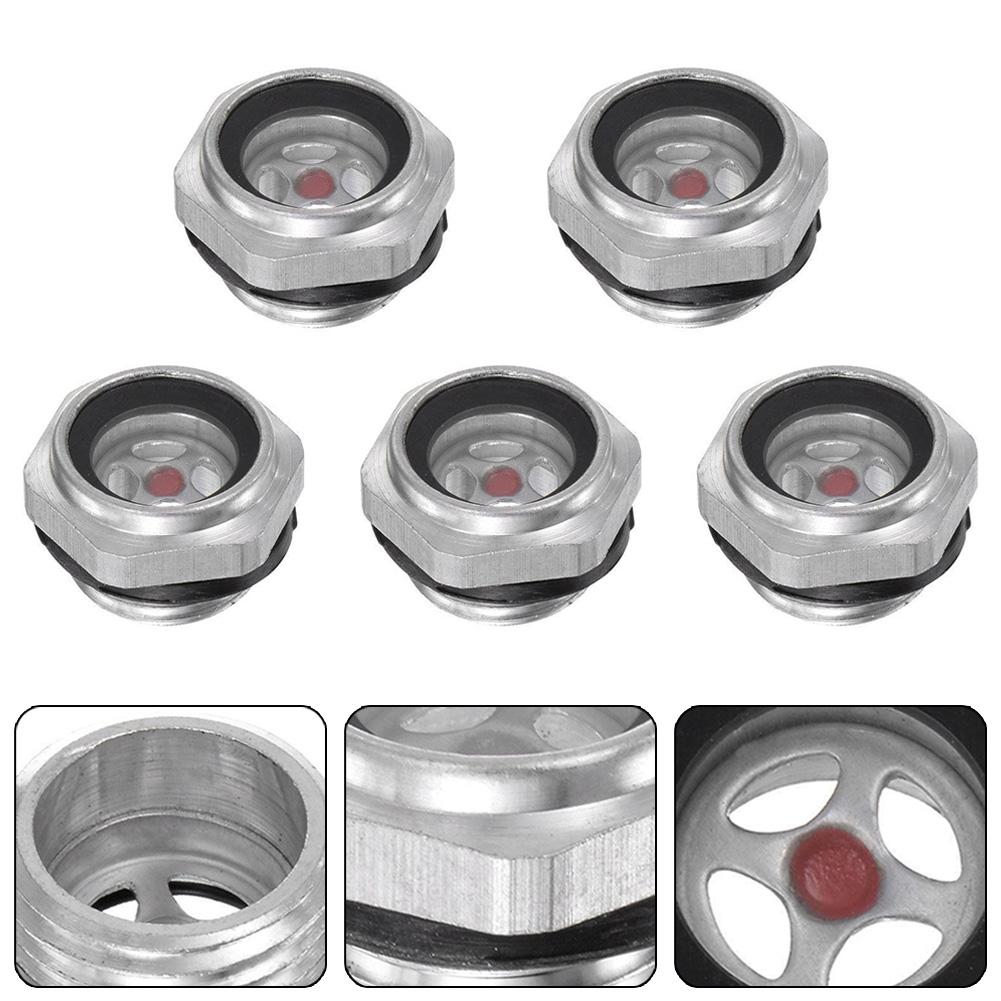 Spia Livello Olio Filettatura 1/2\" Dimensioni 17mm / 0,67\" Altezza Totale