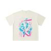 260 GSM Double Yarn 32 Count 100% Cotton Chainsaw Man V11 Katana Man Print Unisex Heavy Cotton T Shirt