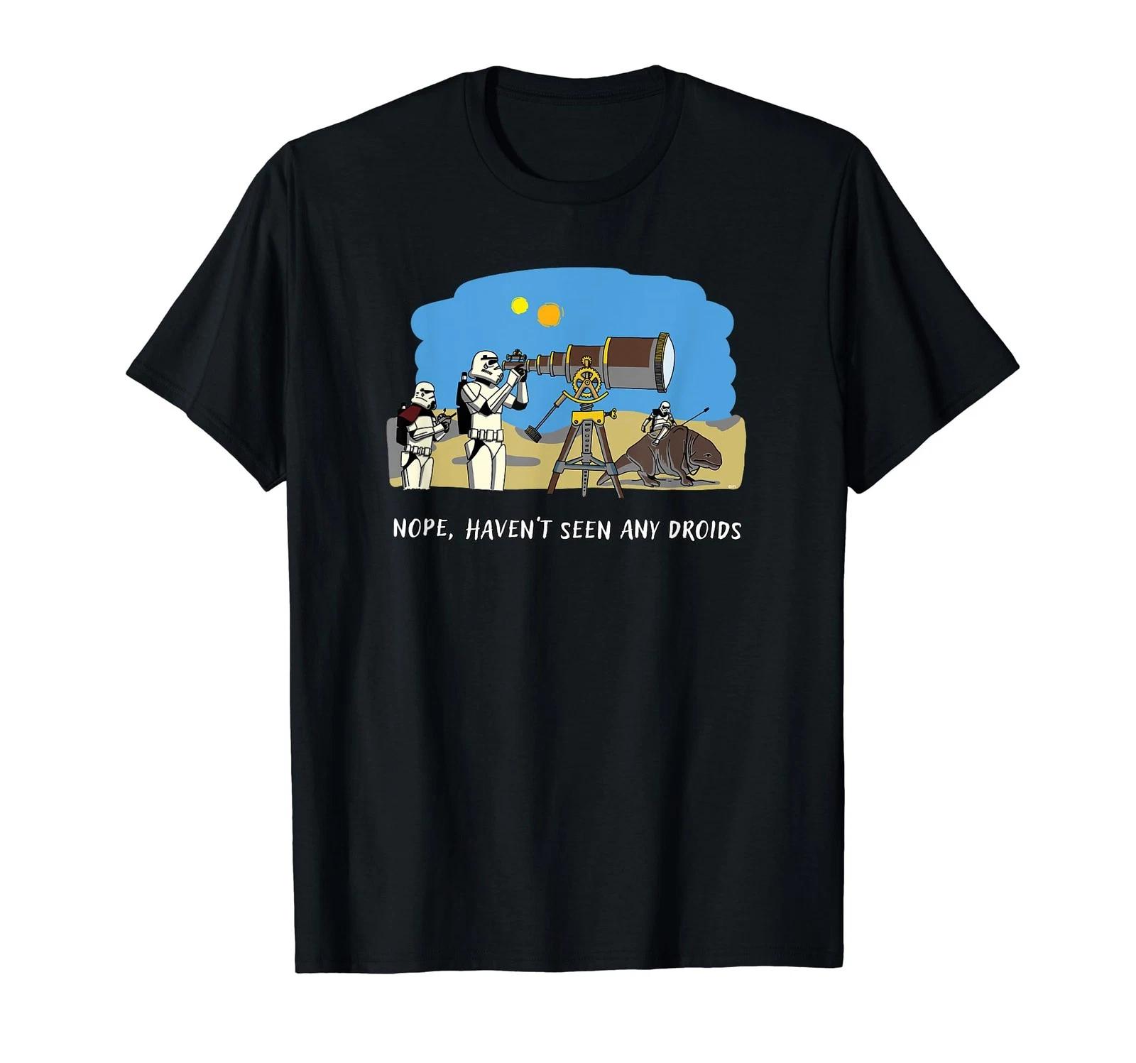 Star Wars Stormtrooper Nope, Haven T Seen Any Droids Funny T-Shirt_ XL