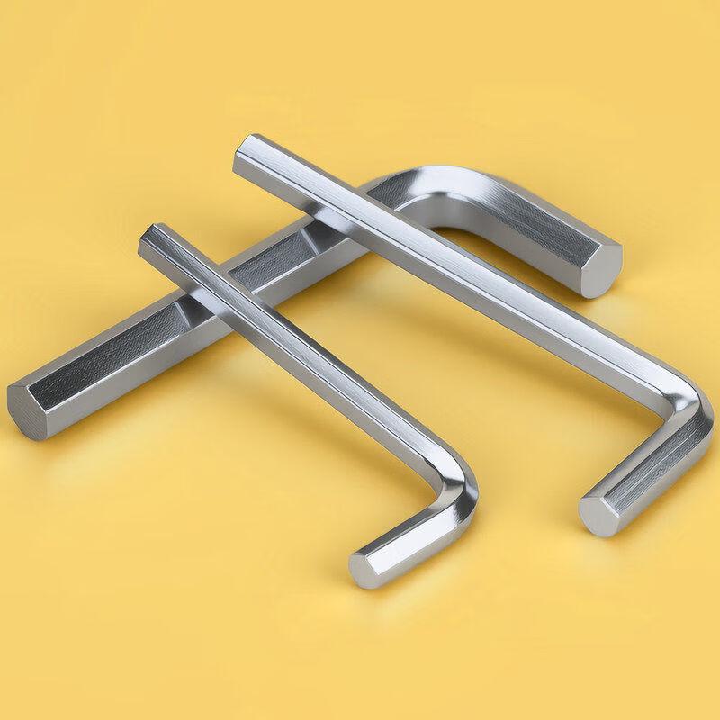 L-Shaped Hex Key Set: Single Flat Head Allen Screwdriver & Hexagonal Wrench (Metric)