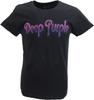 Offiziell lizenziertes Unisex Deep Purple Logo T-Shirt