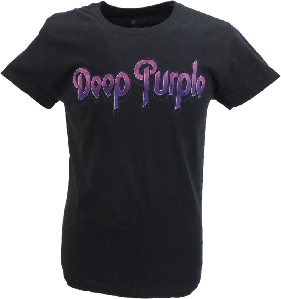 Officially Licensed Unisexs Deep Purple Logo T Shirt