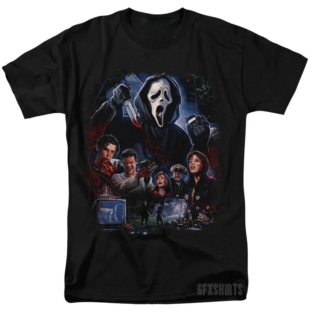Graphic Scream Ghostface 90s Halloween Horror Movie Vintage Tshirt